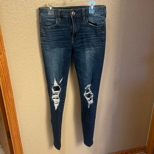 American Eagle Next Level Stretch distressed